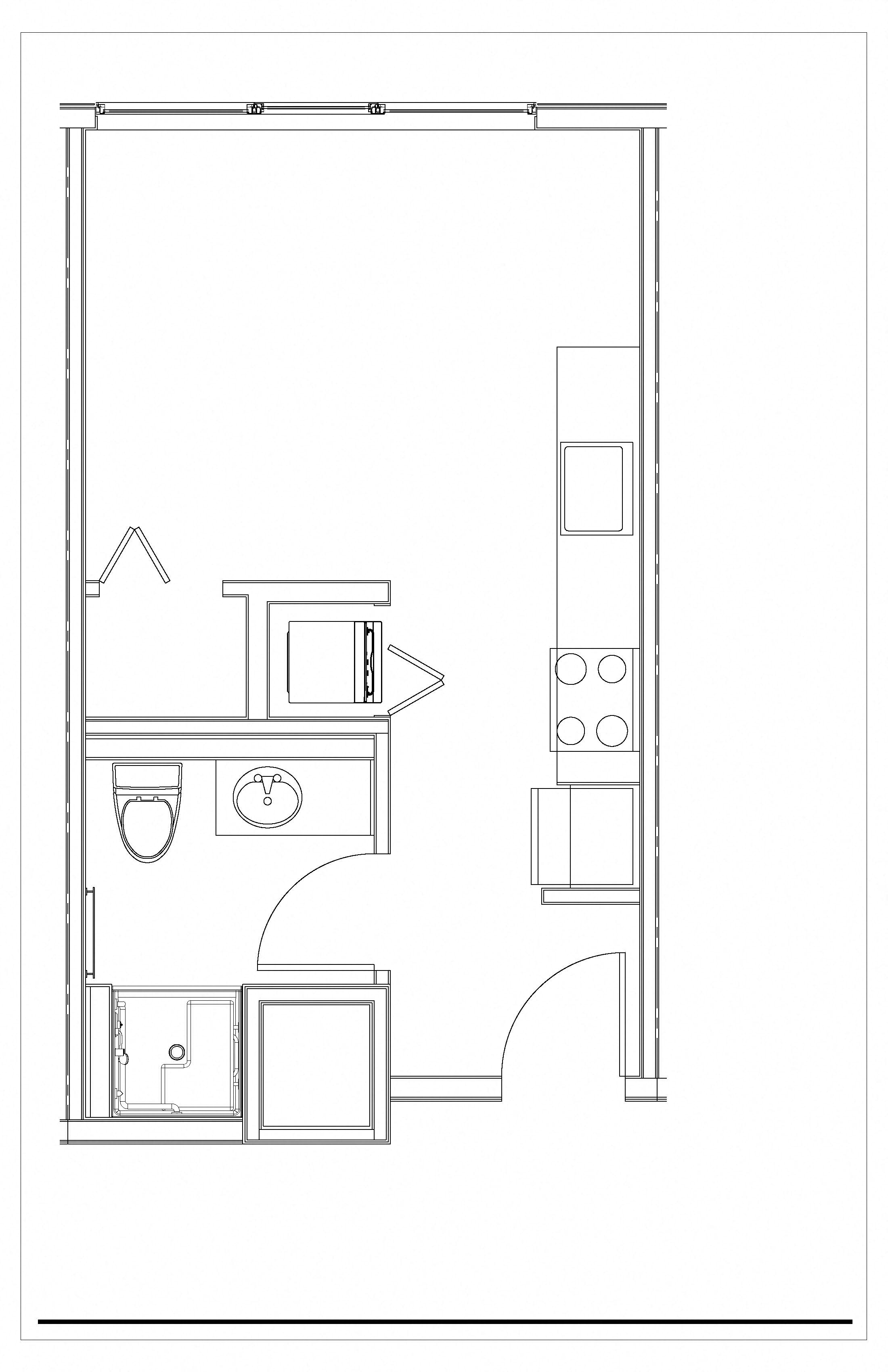 Studio, 1 Bath-A-3-SH